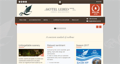 Desktop Screenshot of hotellebed.com.mk